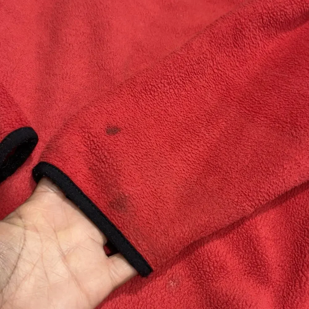 The North Face TNF Red 1995 Retro Denali Fleece Jacket Mens Size Small Full Zip